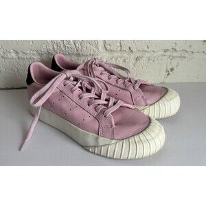Adidas Originals Leather Everyn Womens 9 Bubblegum Pink Trainers FR 40